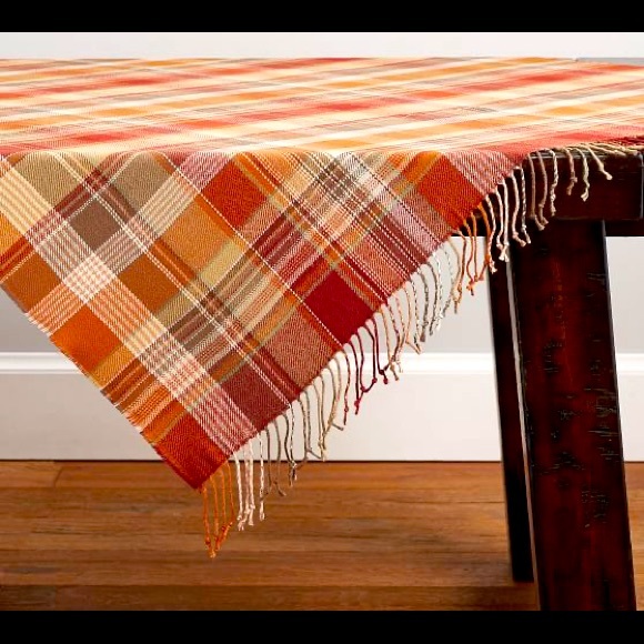 NWT Pottery Barn Newton Plaid Table Throw